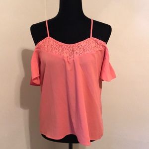 NWT Paper Crane Sleeve/Strap Blouse